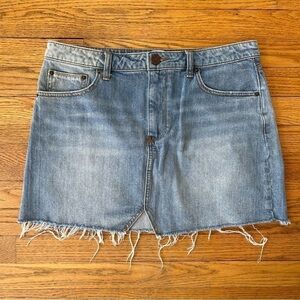 BDG Denim Mini Skirt Raw Hem Y2K Size Large